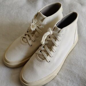 NWOT Everlane Women's Off-White Lace-Up Sneakers